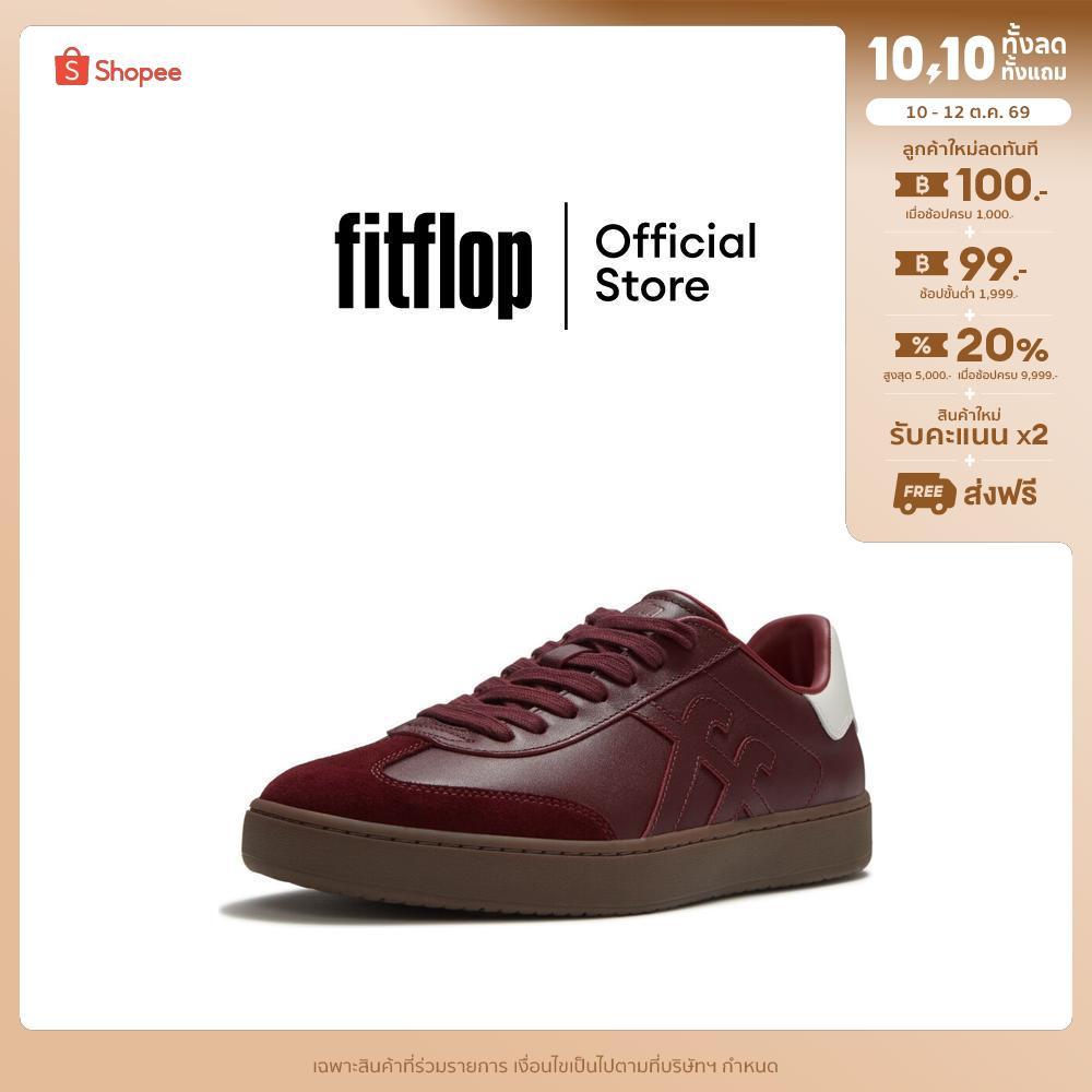 FITFLOP حذاء رجالي The Dash شامواه — أحمر — صورة 2