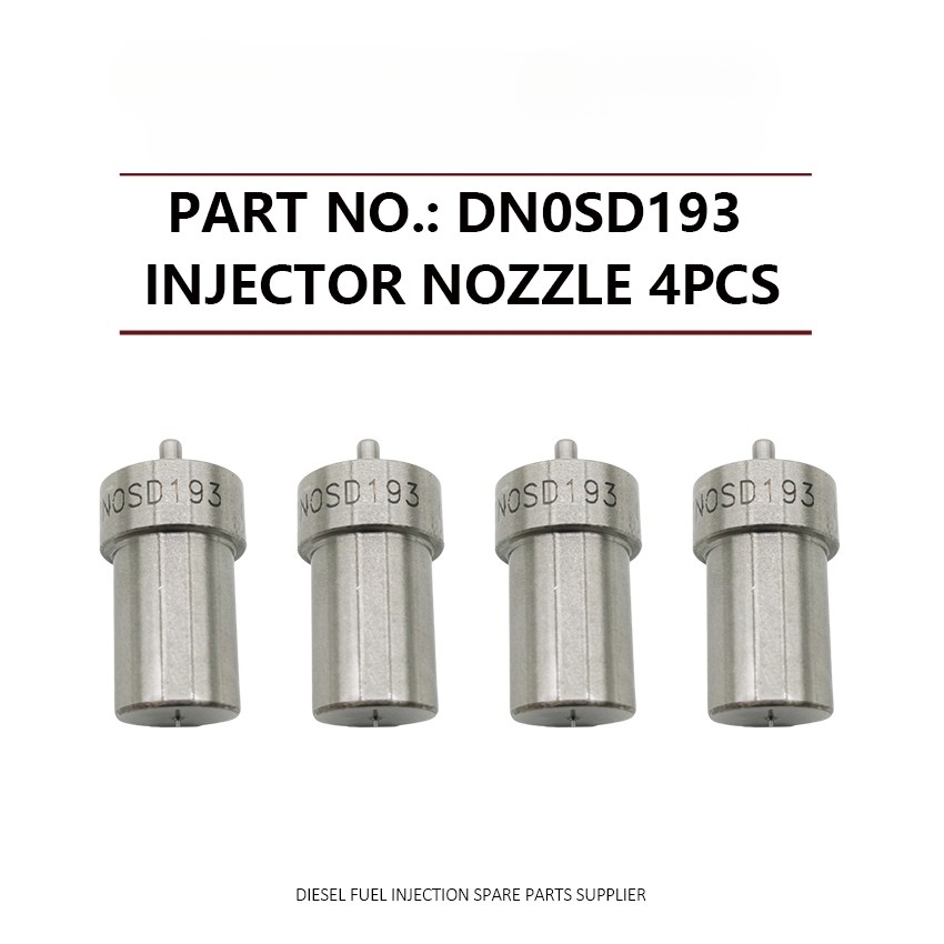 4 ชิ้นหัวฉีดน้ํามันเชื้อเพลิงหัวฉีดเคล็ดลับ DN0SD193 สําหรับ VW 1.5D 1.6D Fiat Ducato DNOSD193 10500