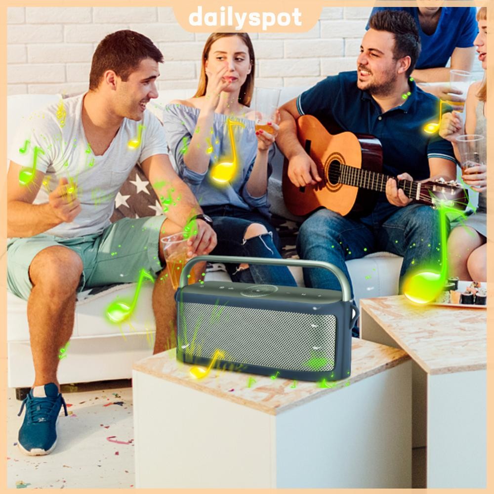 เคสซิลิโคนกันกระแทก Bluetooth-ใช้งานร่วมกับลําโพง Anti-drop Anti Scratch ใช้งานร่วมกับ Anker Soundco