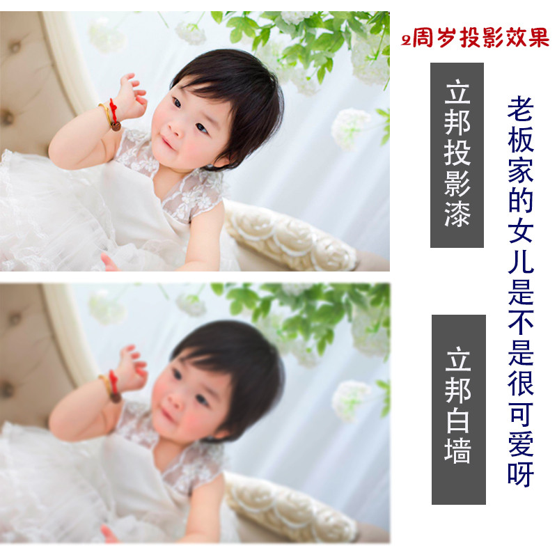 จัดส่งฟรี Nippon Paint Nippon Projection Paint Screen Cloth Paint Home Theater Screen Paint Anti-Lig