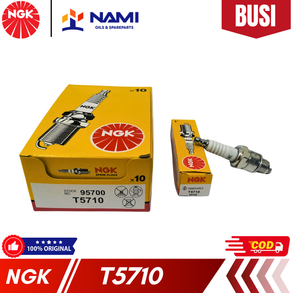 WHOLESALE *NGKT5710 / T 5710* หัวเทียนมอเตอร์ไซค์ - ของแท้