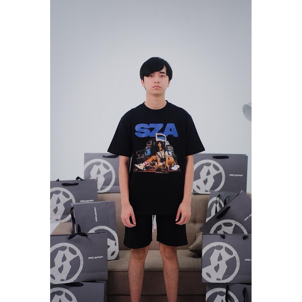 เซป | SZA SATURN สีดํา | Heavy Weight Oversize