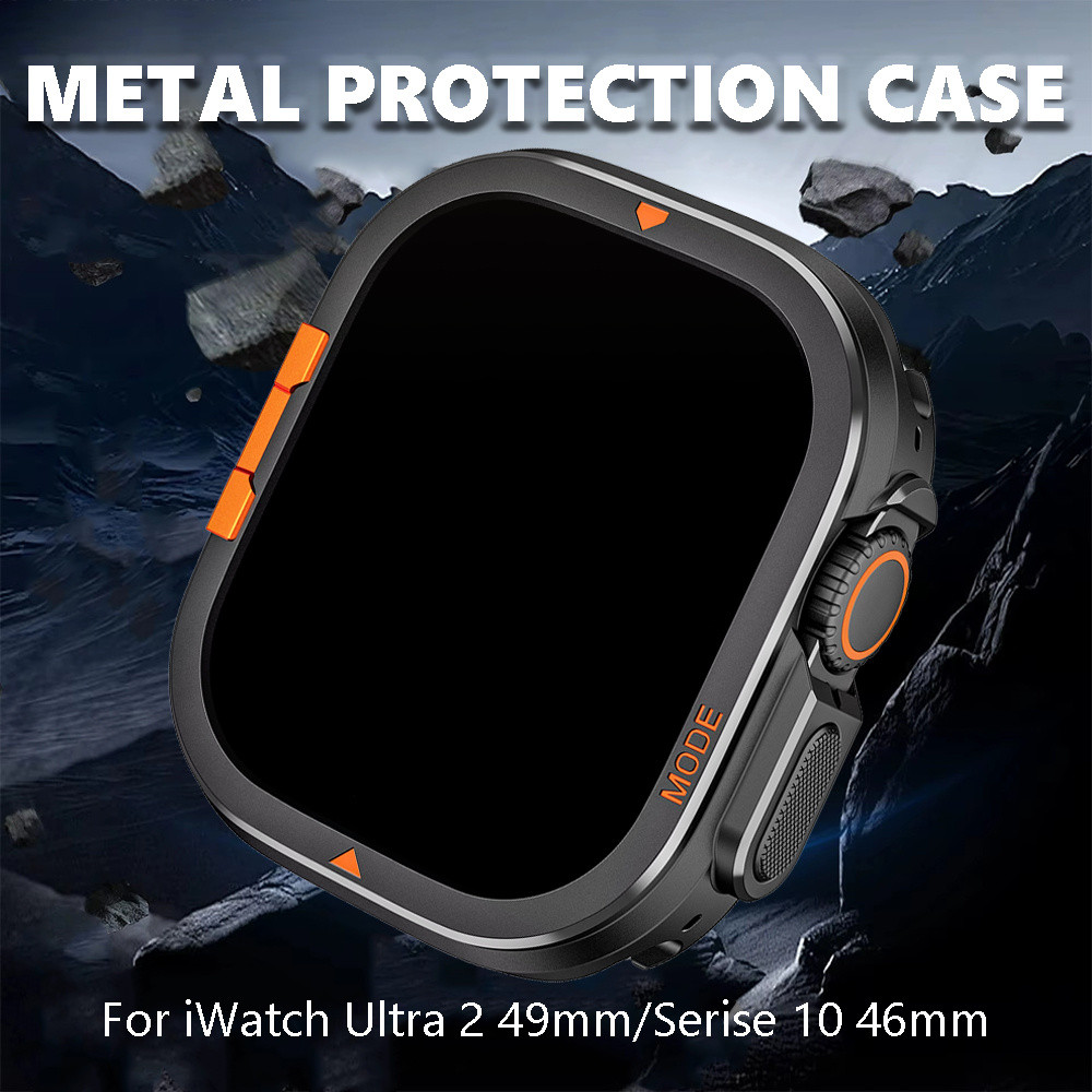 โลหะผสมโลหะสําหรับ IWatch Ultra 3 2 49 มม.10 46 มม.สําหรับ iwatch Series11 10 46 มม.นาฬิกา Protector