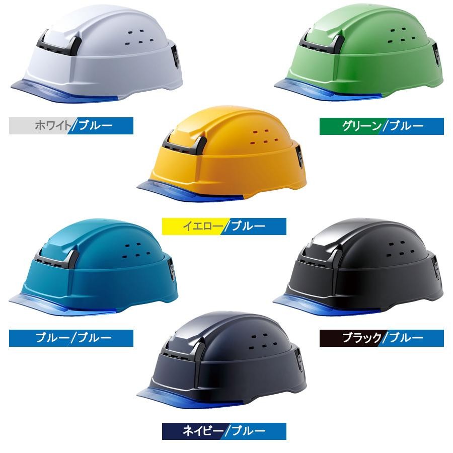 Midori Safety Flatmet 3 Folding Portable Helmet ABS SCT29B KP Boxed White/Blue ㅤDirect From Japan
 - รูปที่ 5