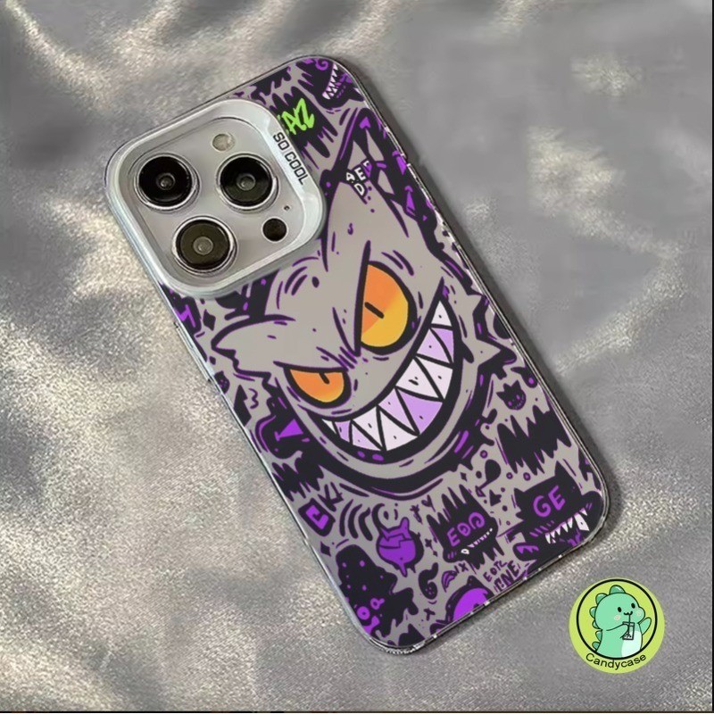 Cool GengarปลอกสําหรับVivo IQOO Neo 10 9 9S Pro Plus 8 7 6 SE 5 5s 5G 4Gน่ารักการ์ตูนPokémon Boy Hardเคสโทรศัพท์ ราคา ถูกที่สุด ดีลบีเคเค แกลเลอรีภาพที่ 5