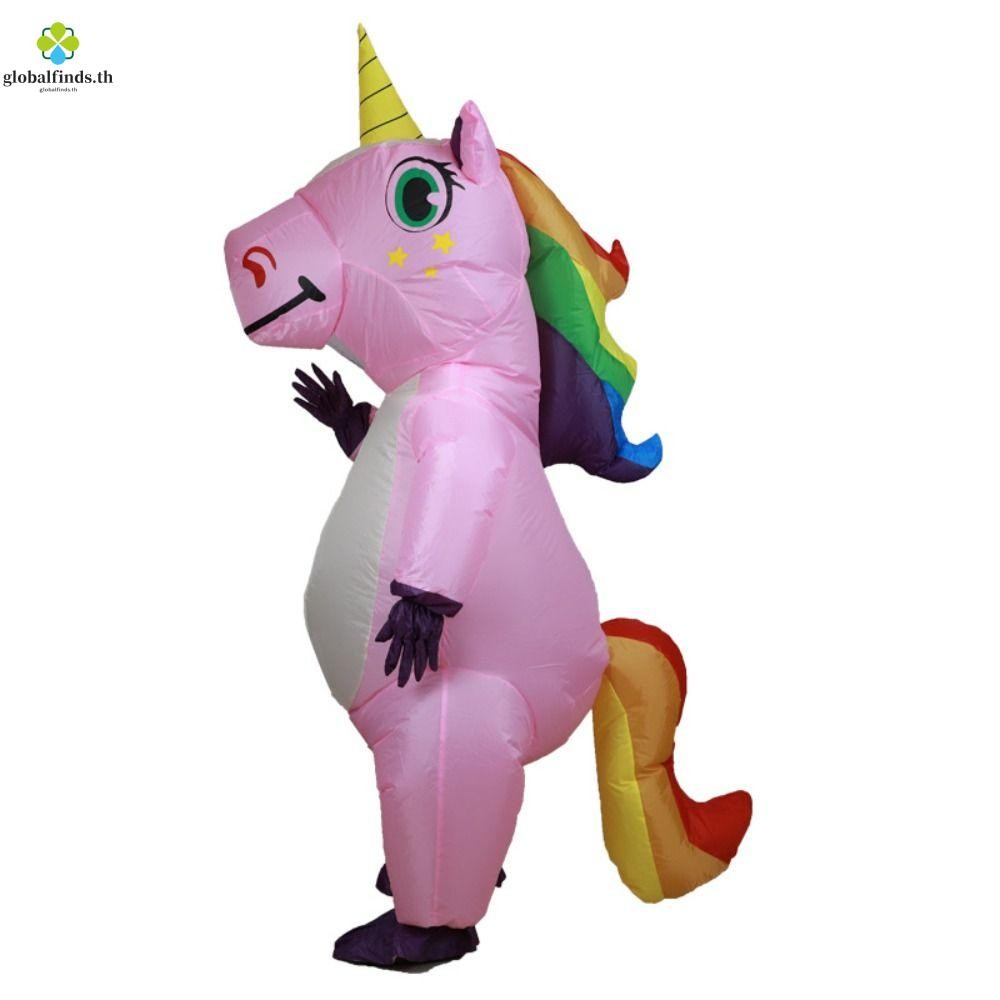 เครื่องแต่งกายยูนิคอร์นพอง LPN สำหรับฮัลโลวีนและคอสเพลย์ สไตล์การ์ตูนตลก เหมาะสำหรับเด็กและการเล่นตา