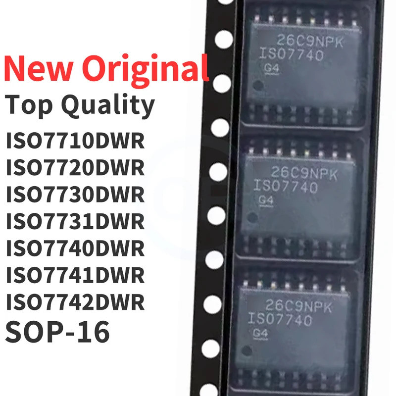 2-5PCS ISO7710DWR ISO7720DWR ISO7730DWR ISO7731DWR ISO7740DWR ISO7741DWR ISO7742DWR SOP-16 ชิปใหม่ i