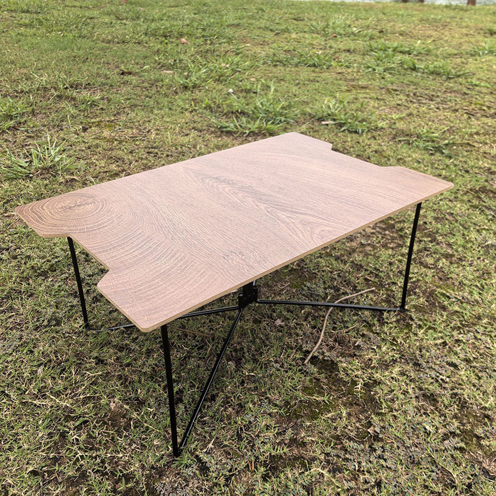 ขาตั้งกล่องอลูมิเนียมอัลลอยด์ พับเก็บได้ง่าย ใช้สะดวกในการเดินทางและประกอบอาหาร (สีดำ) - รูปที่ 6