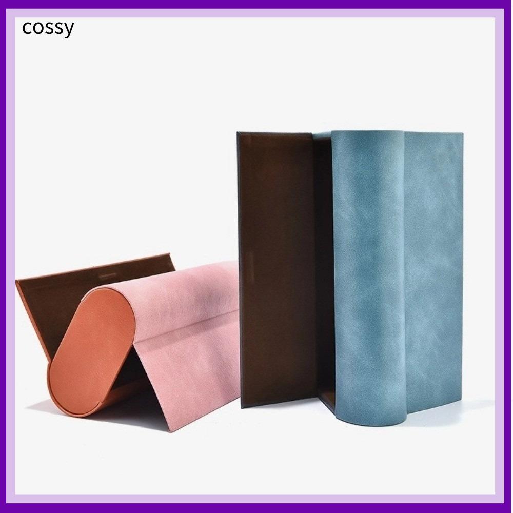 กระเป๋ากล่องใส่แว่นตาคู่ แบบสองชั้นหนัง PU กันน้ำและรอยขีดข่วน สำหรับแว่นตาวัยชาย