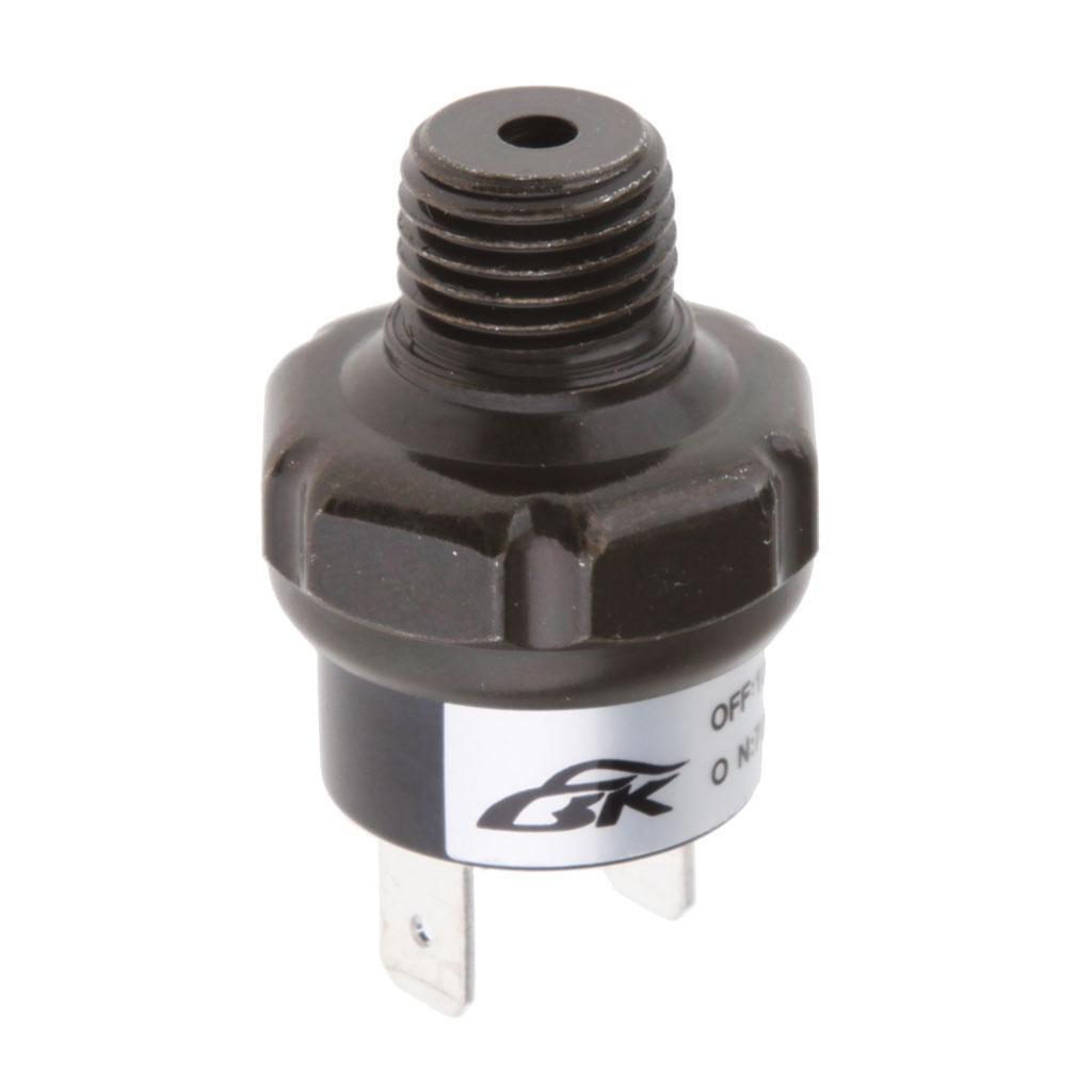 [wouakd] สวิตช์แรงดันอากาศถัง Mount Type Thread 1/4 1/8 NPT 12V สําหรับรถไฟ/อากาศ