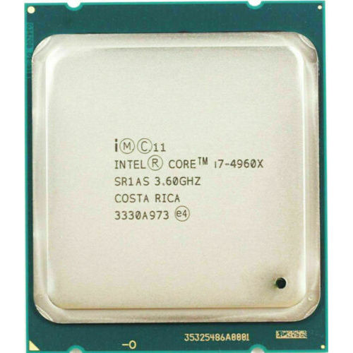Intel Core i7-4960X CPU โปรเซสเซอร์ LGA 2011 Extreme Edition 15M แคชสูงสุด 4.00 GHz CPU