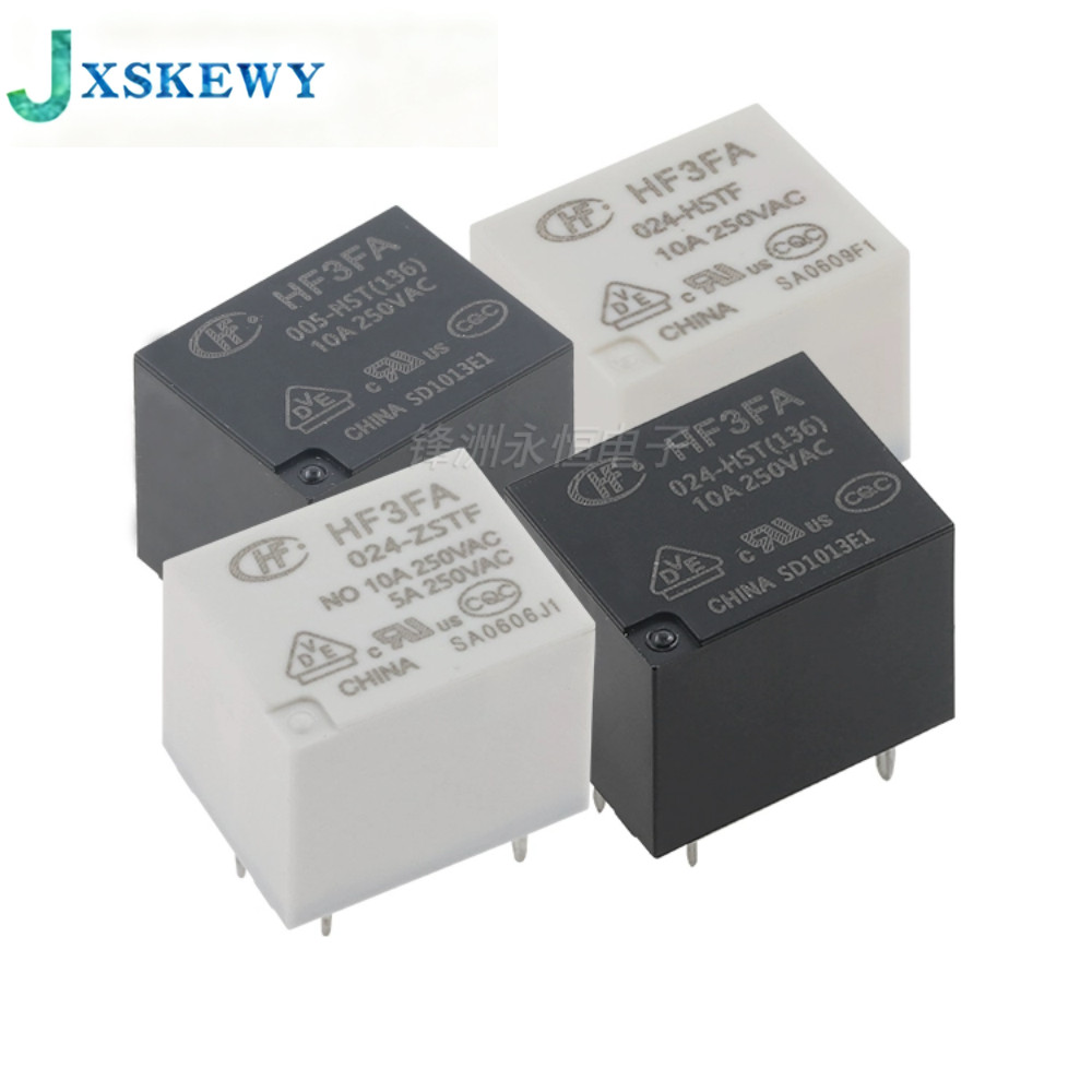 5PCS รีเลย์ HF3FA-005 012 024-HST ZST HSTF ZSTF T73 4PIN 5PIN