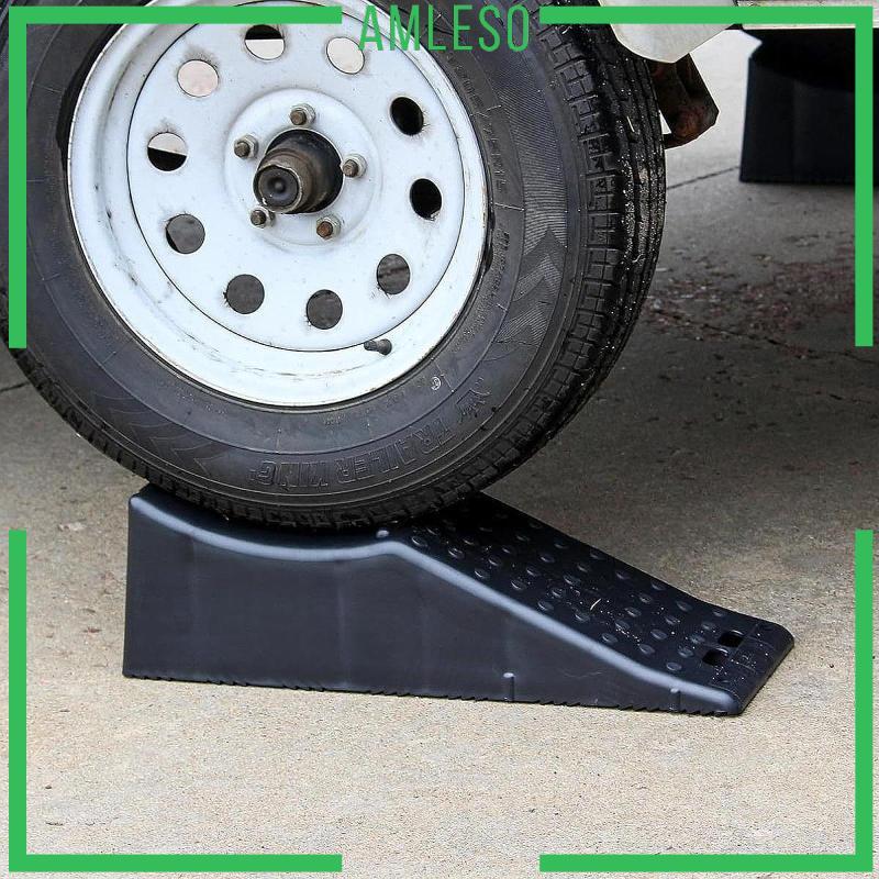 [Amleso] No Jack Vehicle RV Lift Ramp PP Construction Professional 5.5 "ยกสูง