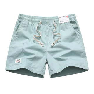 กางเกงขาสั้นผู้ชาย URBAN PIPE 3กระเป๋า 28-34 สั้นเหนือเข่า เอวยางยืดผ้ายืด Plain Cotton Fashion Shorts 52214