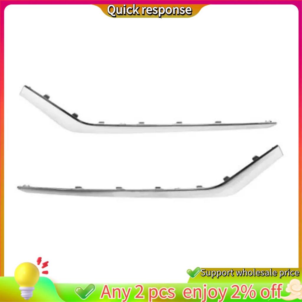 ในสต็อก-ด้านหน้าหมอกTrim Chrome Mouldingสําหรับ2018-2019 86551-E6700 86551E6700 86552E6700