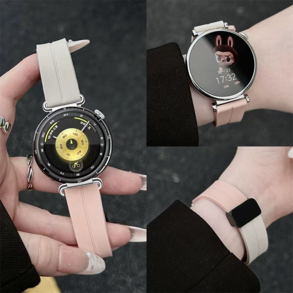 สายนาฬิกาสำหรับHuawei Gt6 41mm Gt5 41mm Gt4 41mmสายแม่เหล็กสายนาฬิกากว้าง18mm