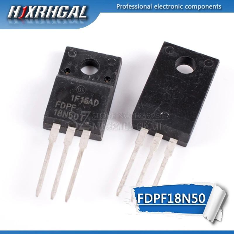 1 ชิ้น FDPF18N50 18N50 TO-220F