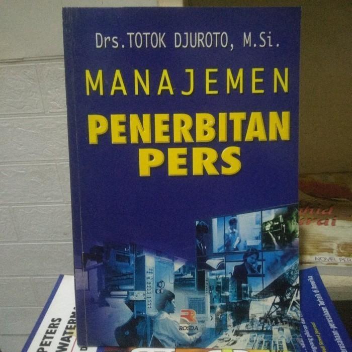 หนังสือการจัดการ Pers สํานักพิมพ์ - Totok Djuroto (ต้นฉบับ)