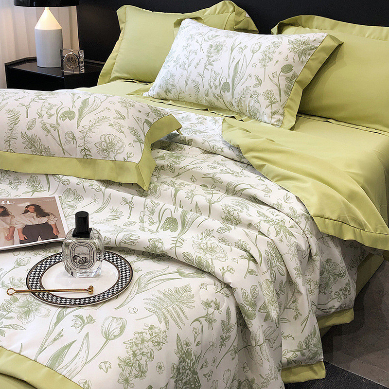 ผ้าปูที่นอนและผ้านวม Tencel ขนาด 2x2.3 เมตร เหมาะสำหรับฤดูร้อน