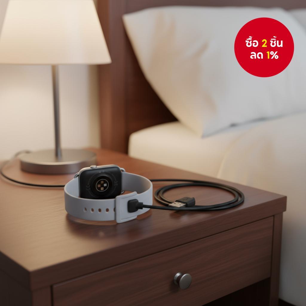 สายชาร์จแม่เหล็ก 2 พิน USB สําหรับสมาร์ทวอทช์, สายชาร์จสํารองสําหรับ GS10/FA58/Y68/MW08/GT1/GT2/GT3/