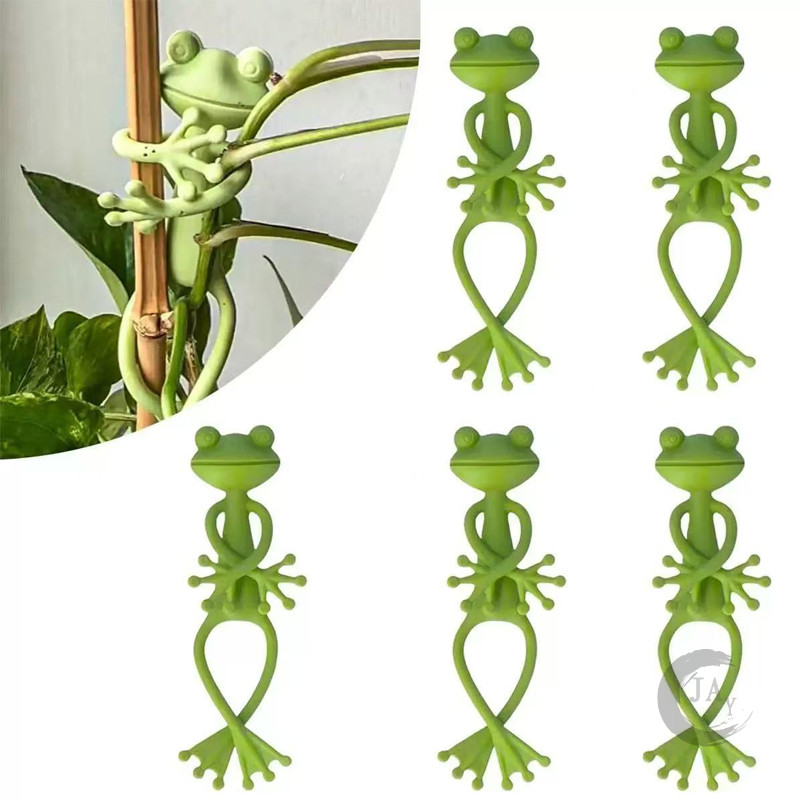 ตกแต่งกระถาง อุปกรณ์พยุงพืช รูปร่างกบน่ารัก น่ารักขอบถ้วยพืชคงพันธมิตรการขยายพันธุ์พืช แก้ไขกิ่งไม้ - รูปที่ 5