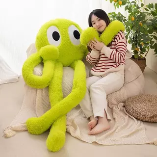 ปลาหมึกยักษ์ขายาวกอดหมอน 🐙 เหมาะสำหรับของขวัญวันเกิด ปุยและนุ่ม การออกแบบที่โดดเด่น วัสดุที่ปลอดภัย