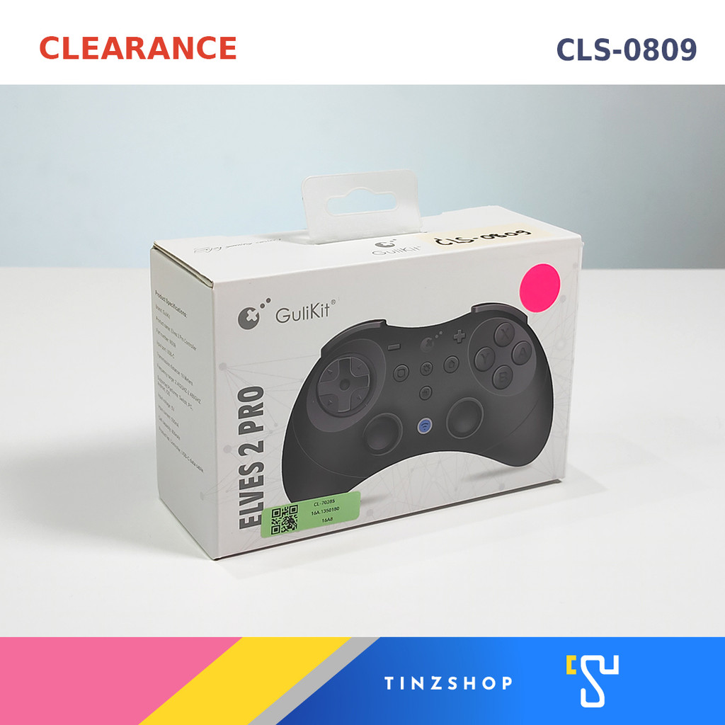 [Clearance] CLS-0809 Gulikit NS59 Elves 2 Pro Controller Black / ใช้ได้กับ Switch1 และ Switch 2 (กล่