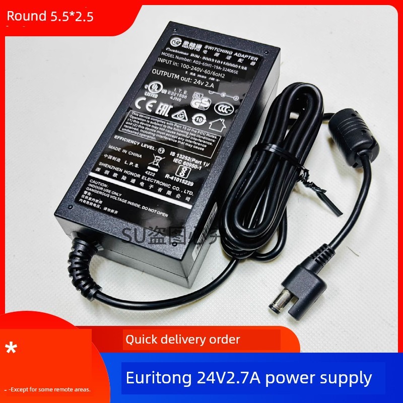 Original Eurocom ADS 65HI 19A 3 24065E 24V2 7A อะแดปเตอร์รอบปาก 5 5 2 5wgh36.th20251024015821