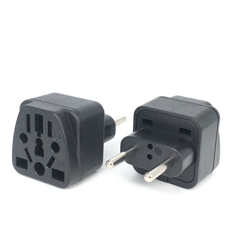 ปลั๊กแปลง universal travel adapter Universal CE Kr american european power plug adapter AU EU