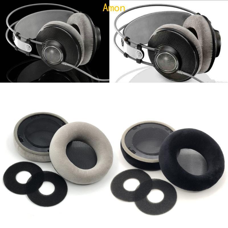 Amon สบายแผ่นรองหูฟังสําหรับAKG K601 K701 K702 Q701 702 Earmuffs
