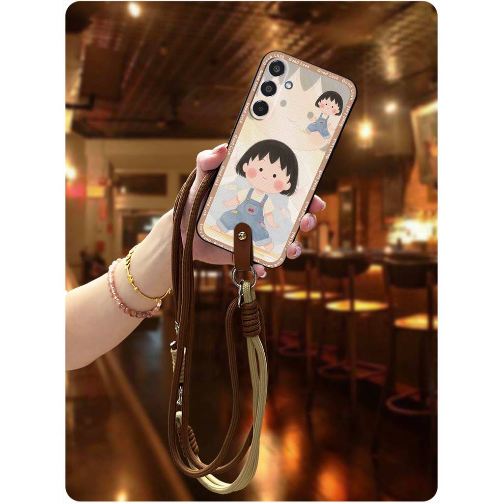 สายรัดข้อมือผู้หญิง Samsung A36 5G/SM-A366B เคสโทรศัพท์น่ารักซิลิโคนรวมทุกอย่างขอบความร้อน Dissipati