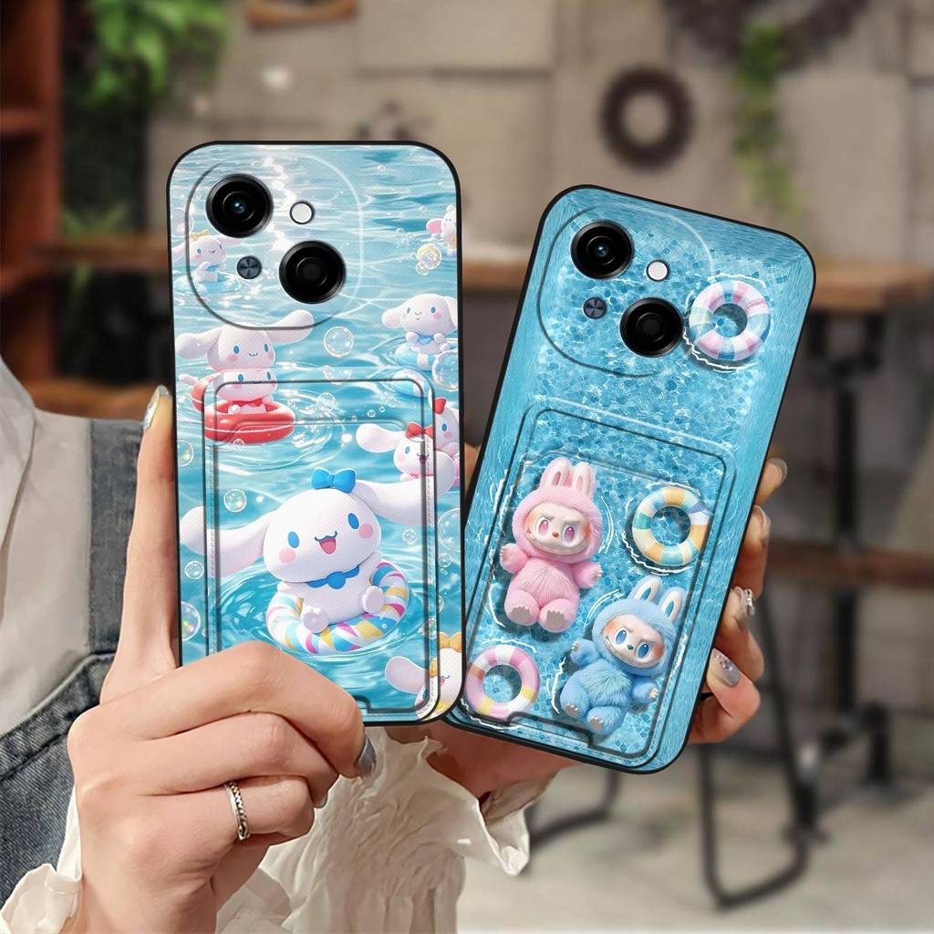 แหวนว่ายน้ําผู้ถือบัตร Tecno POP9 4G/Sound Transmission Spark GO 1/GO1S/KL4 เคสโทรศัพท์สระว่ายน้ําซิ