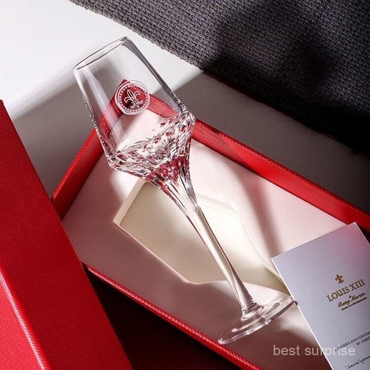 Gift Box Louis XIII of France Crystal Champagne Glass Light Gift Cognac Brandy Glass Whiskey Fragran