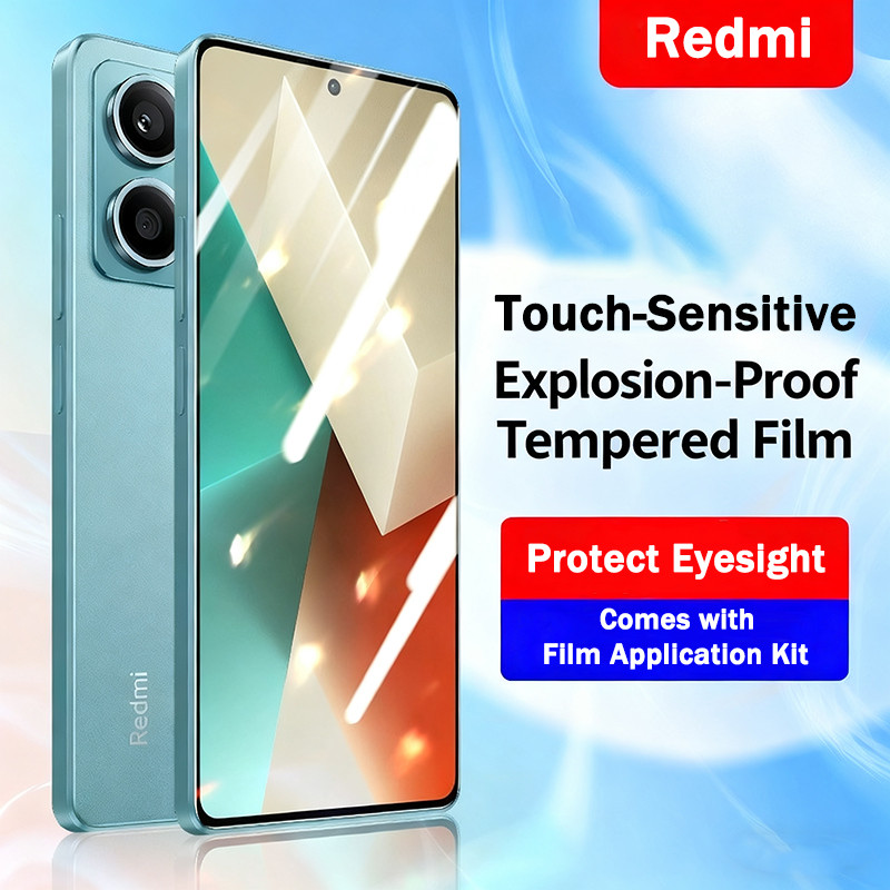 ฟิล์มกระจก ใส Redmi Note 14 14s 13 13R 12 Turbo 12R 12s 11 11s 11R 11E 10 9 9s Pro Max 4G 5G 2025
