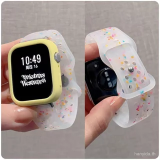 Confetti สายนาฬิกาสําหรับ Redmi Watch 5 Active Strap Redmi Watch 5 Active Case Redmi Watch 5 lite สายยาง Redmi 4 สาย Redmi 3 Active Strap สายนุ่ม miband