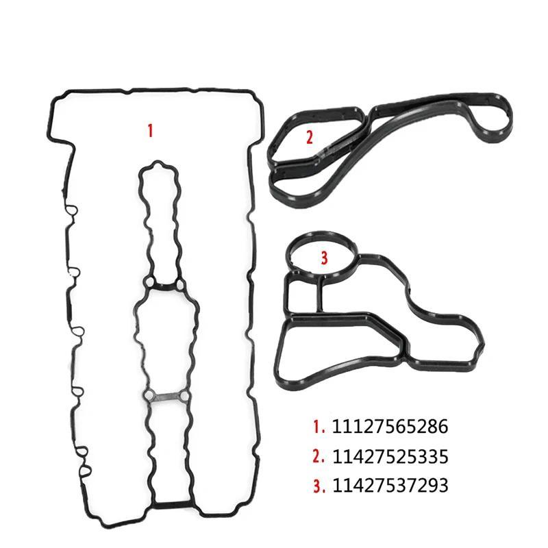 11127565286 11427525335 11427537293 ปะเก็นฝาครอบวาล์วสําหรับ BMW 1 E82 2011 135i 2008-2011 E90 335i 