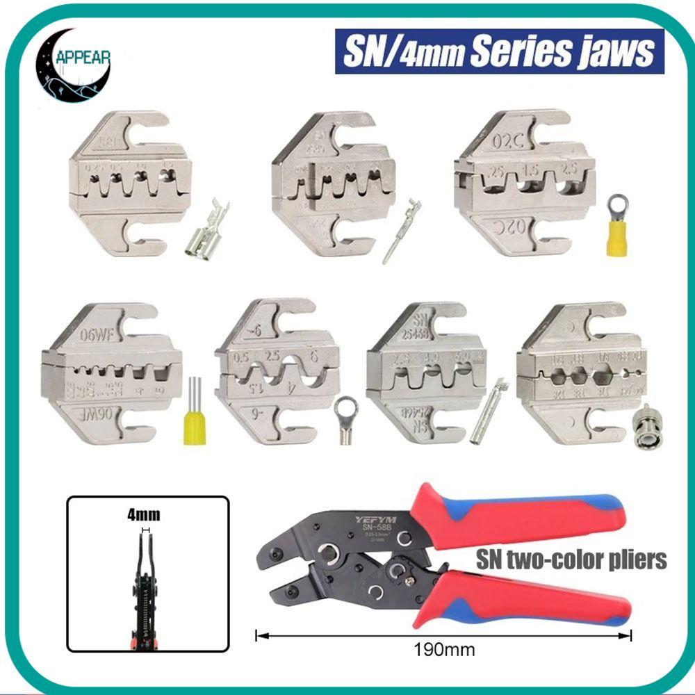 APPEAR CRIMPING คีมขากรรไกร, 06WF 2549 03H SN-2546B 02C SN CRIMPING คีมขากรรไกร,กว้าง 4 มม.48B 58B A