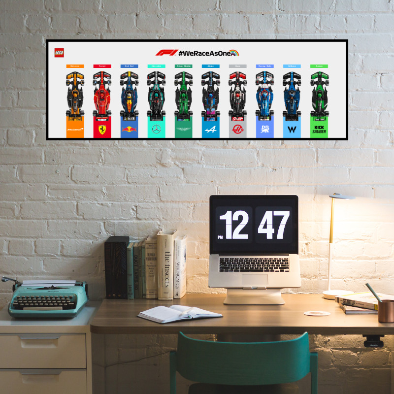 เลโก้ความเร็ว ชุดรถแข่งเฟอร์รารีสีแดง 77242 กับกรอบรูปแม่เหล็ก