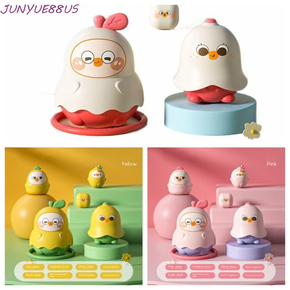 JUNYUE88US Duck Pear Set Doll, Diy Concept of Size ตุ๊กตารัสเซีย, Early Education 5th Floor Q Cute F