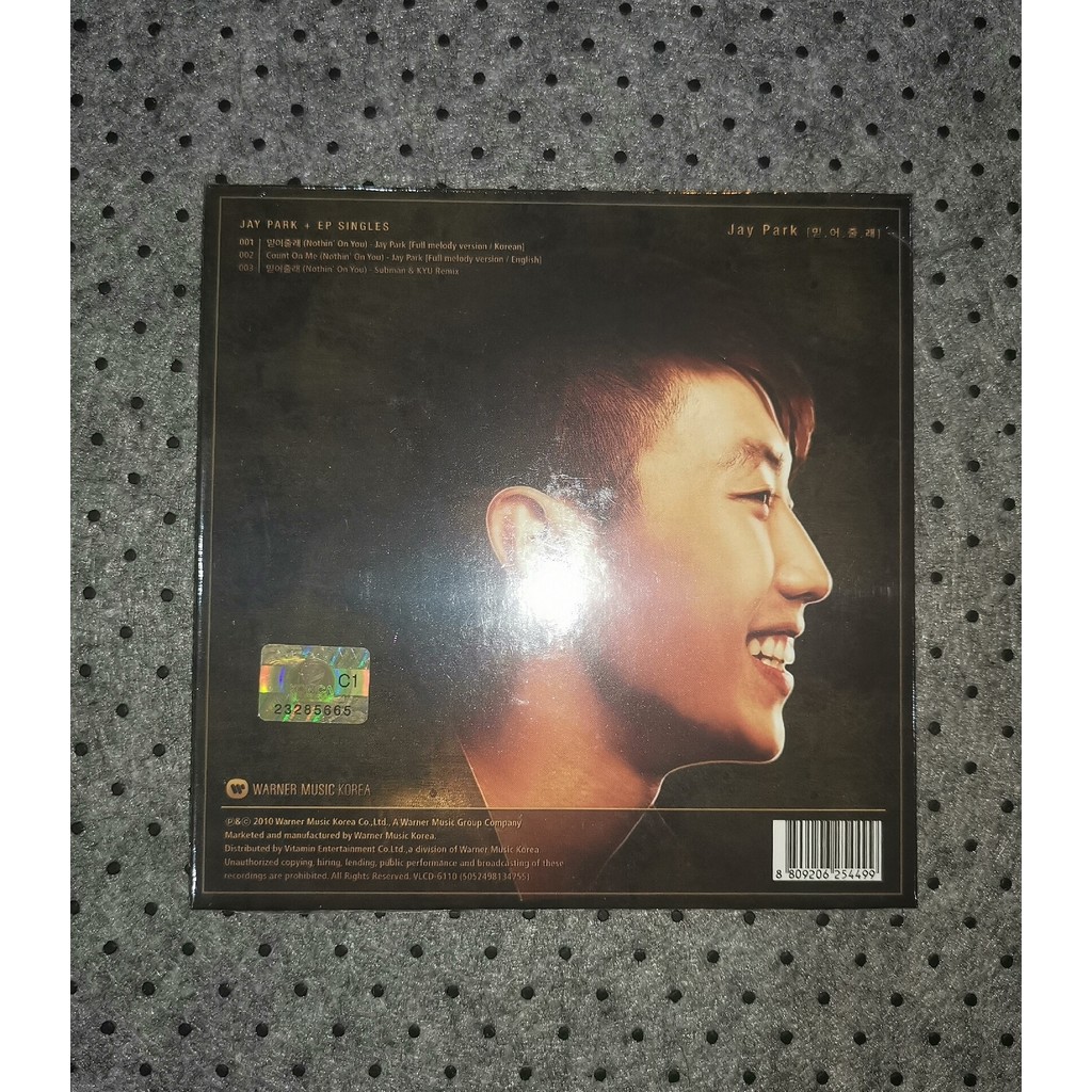 Ready Stock ข้อเสนอพิเศษ ใหม่เอี่ยมยังไม่ได้เปิด JAY PARK Jae-van Nothin Nothin