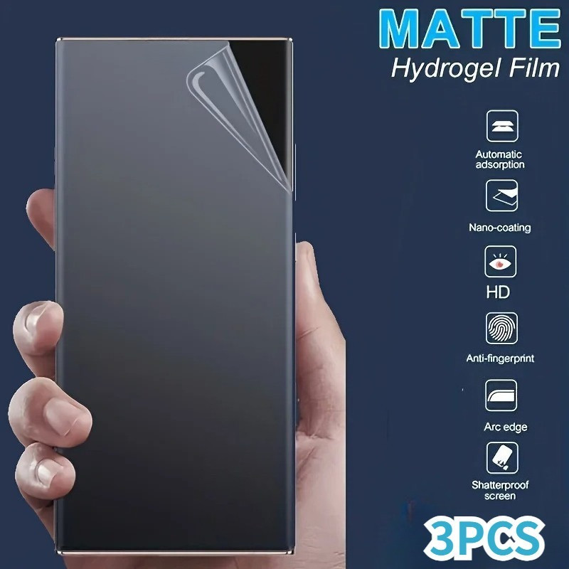 3 ชิ้น Anti Spy ความเป็นส่วนตัว Soft Hydrogel ฟิล์มสําหรับ BLU S91 F92e F91 C7X C7 Bold N3 N2 N1 Pro