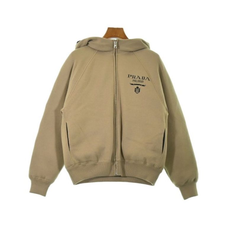Prada Down Jacket Vest Beige Women's Direct from Japan Secondhand