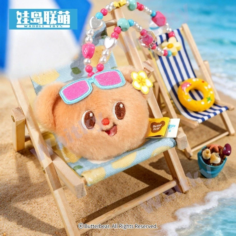 WaitkyNew ArrivalWaDao LianMeng | Butter Bear Cute Summer Dopamine Colourful Phone Lanyard, Phone Strap & Bag Charm