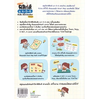 Se-ed (ซีเอ็ด) : หนังสือ Smart Map ฟิสิกส์ ม.4-5-6 ติวเข้ม มั่นใจก่อนสอบ! ฉบับสมบูรณ์