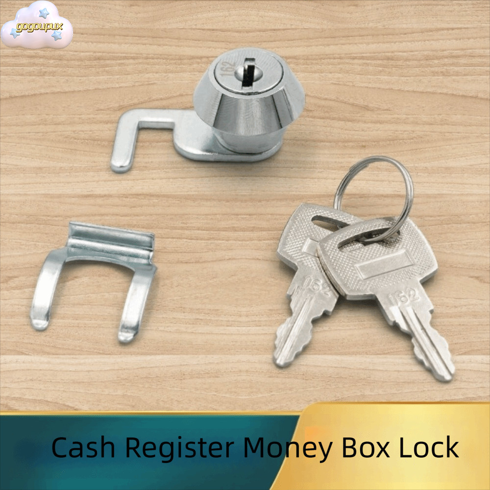 GOGOUGO Mini Cam Lock พร้อม Quick Clip, Easy Replacement ตู้โลหะล็อคกล่องเงินสด, กระบอกล็อคพร้อมปุ่ม
