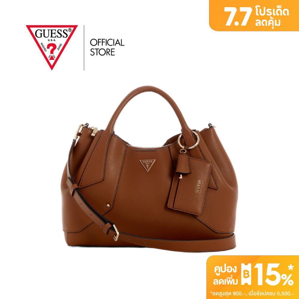 GUESS กระเป๋า รุ่น BG991406 DARCY GIRLFRIEND SATCHEL สีน้ำตาล