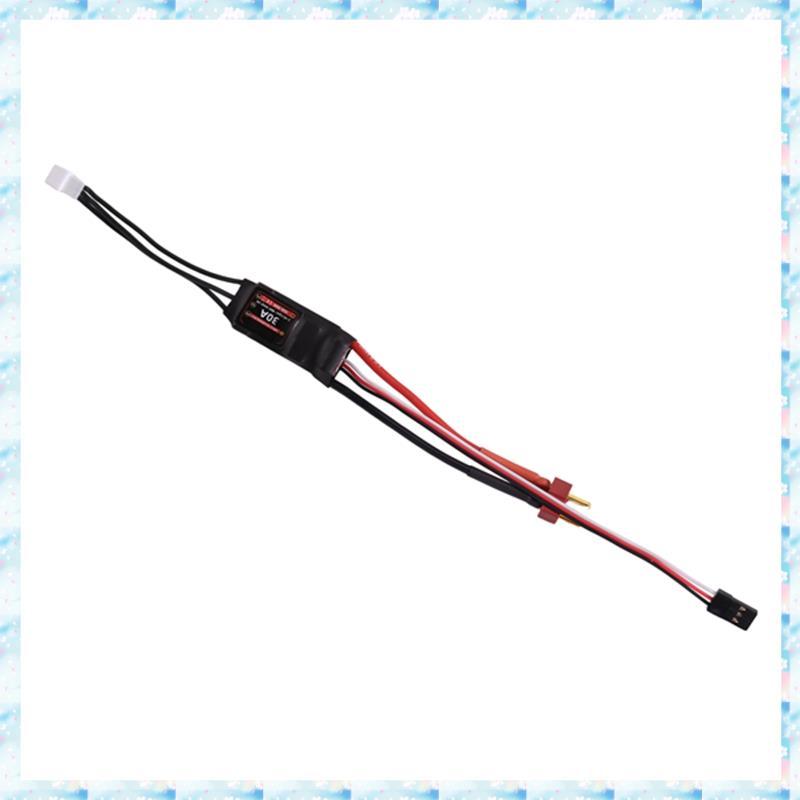 [RQMU] 30A Brushless ESC AM32 ตัวควบคุมความเร็วอิเล็กทรอนิกส์สําหรับ 1224/1621/2204Motor พร้อมปลั๊ก 