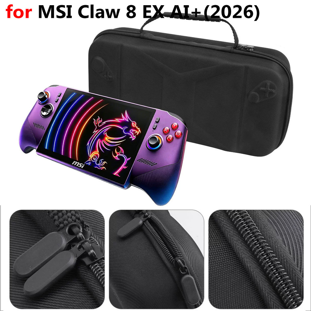 สําหรับ MSI Claw 8 EX Ai + 2026 กระเป๋าเดินทาง,ฝาครอบสําหรับ Claw 8 EX Ai + 2026 เกมมือถือ, EVA สําห