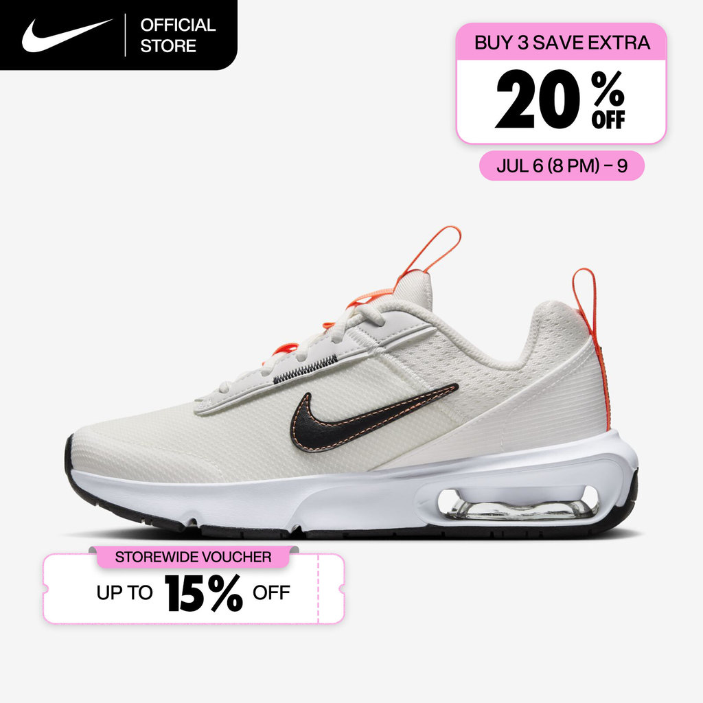 Nike Older Kids' Air Max INTRLK Lite Shoes - Summit White [DH9393-105]