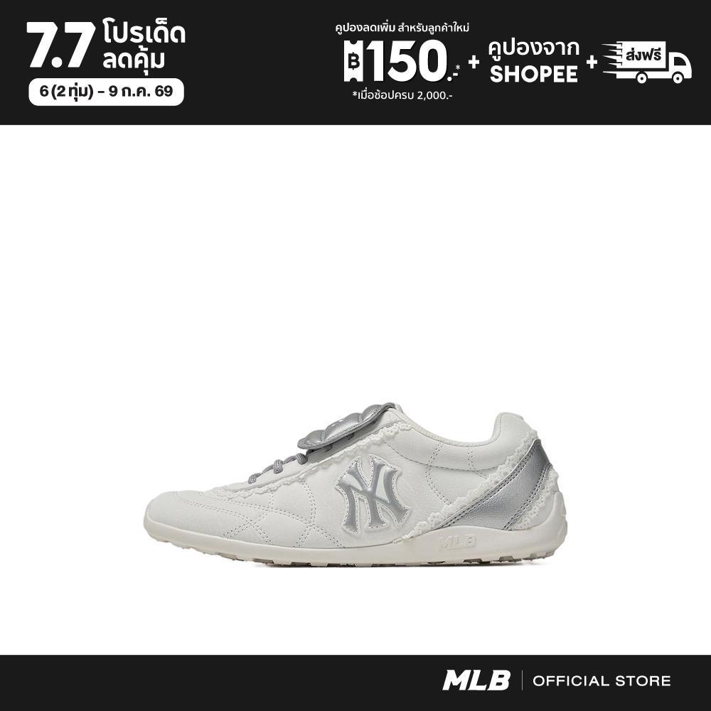 MLB รองเท้าผ้าใบ ยูนิเซ็กซ์ Sleek Lace รุ่น 3ASXDP26N 50SIS สีเงิน